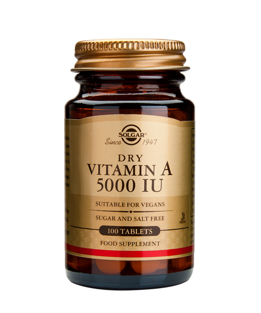 Solgar Dry Vitamin A 5000 IU (1502 µg)