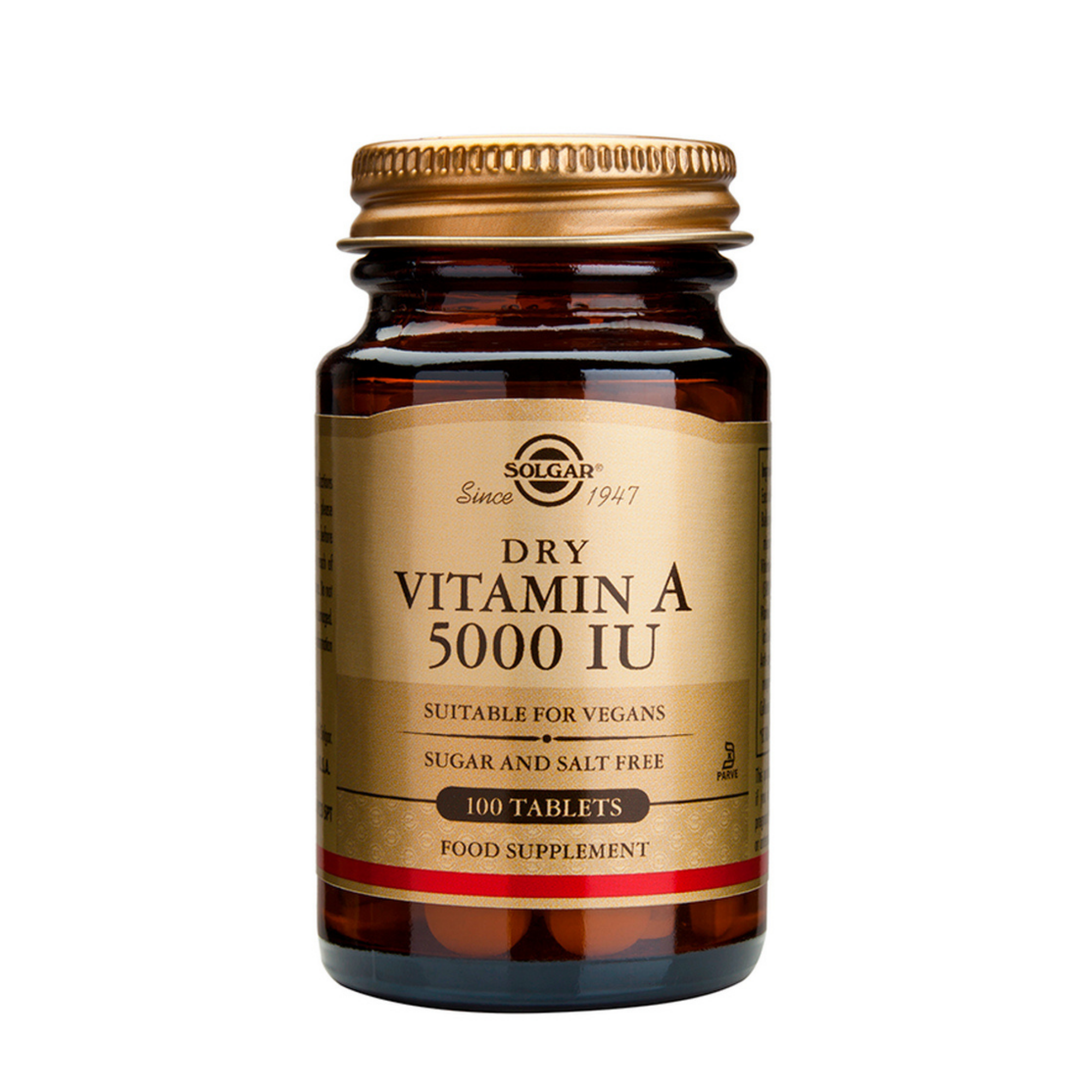 Solgar Dry Vitamin A 5000 IU (1502 µg)