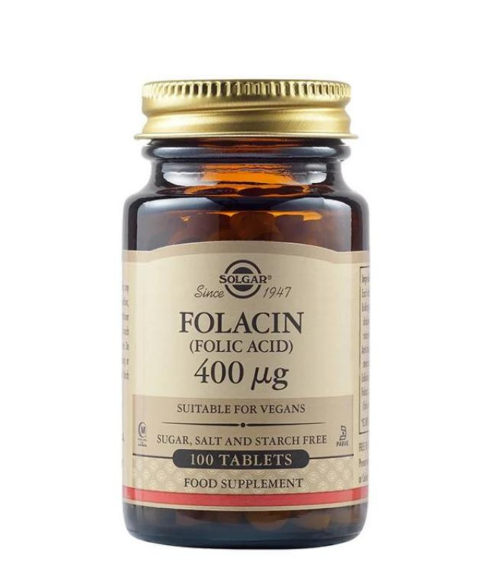 Solgar Folacin (Folic Acid) 400 µg