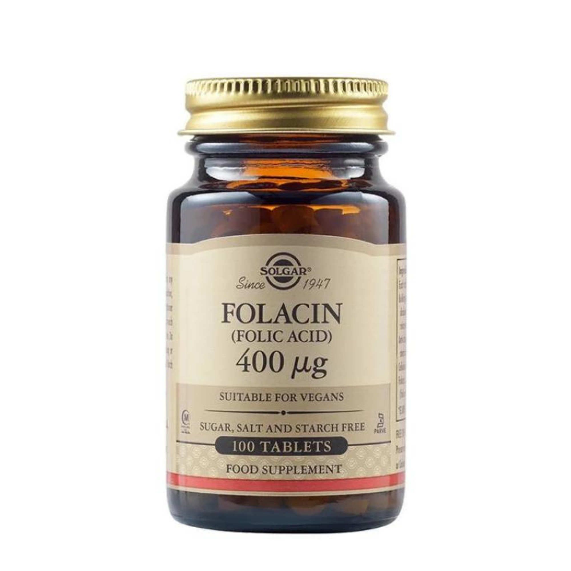 Solgar Folacin (Folic Acid) 400 µg
