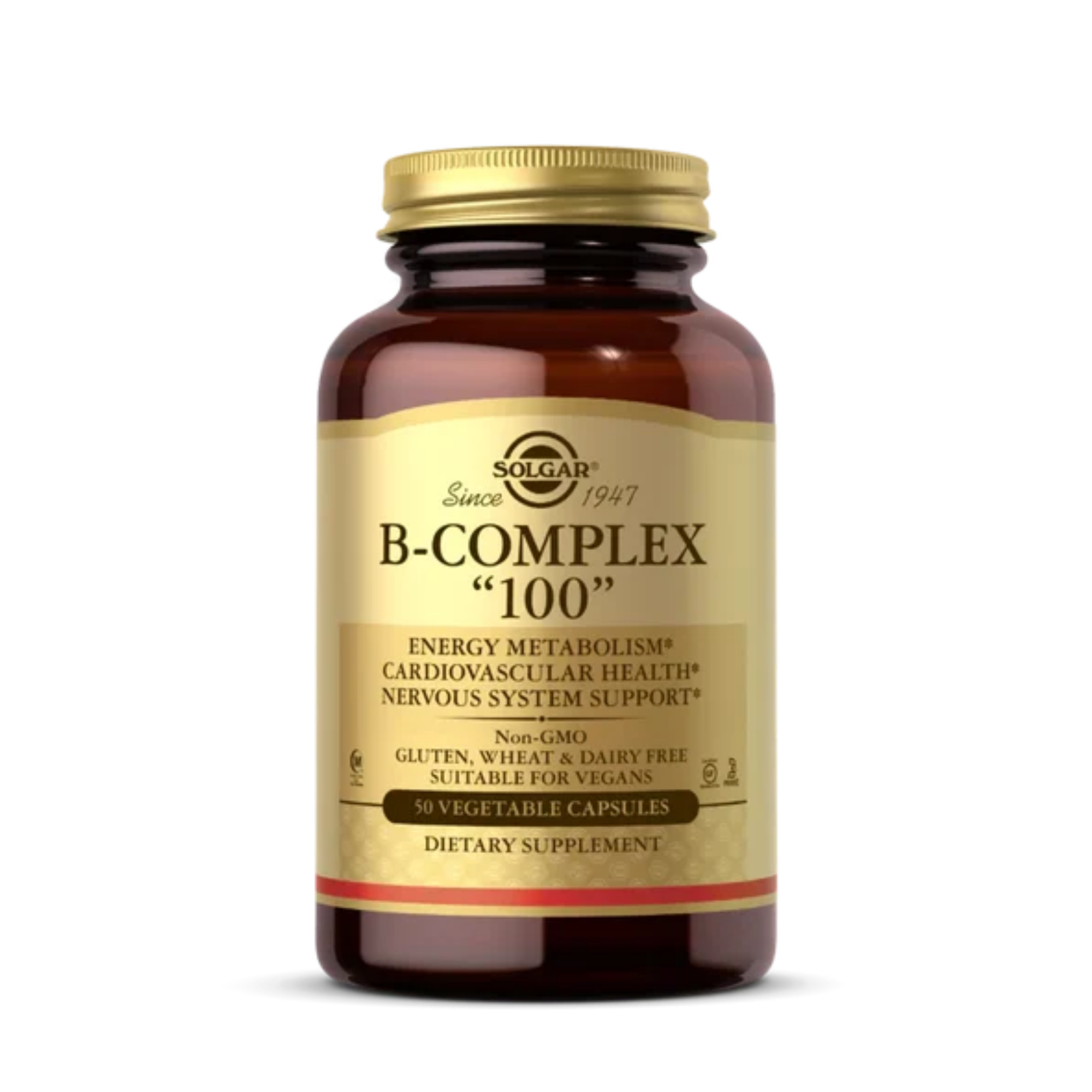 Solgar Formula Vitamin B-Complex “100” | 100 Capsules