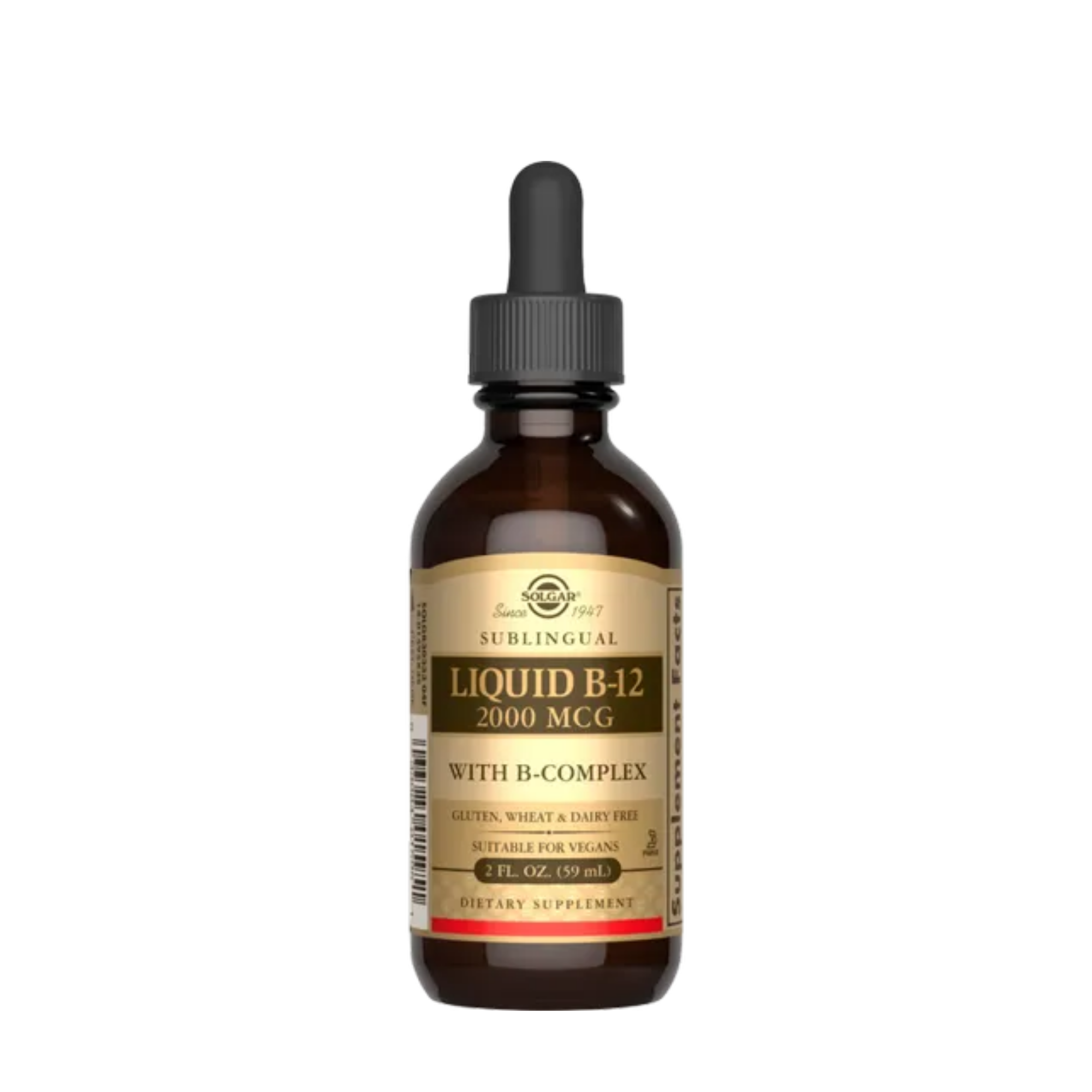 Solgar Sublingual Liquid B12 2000 µg with B-Complex