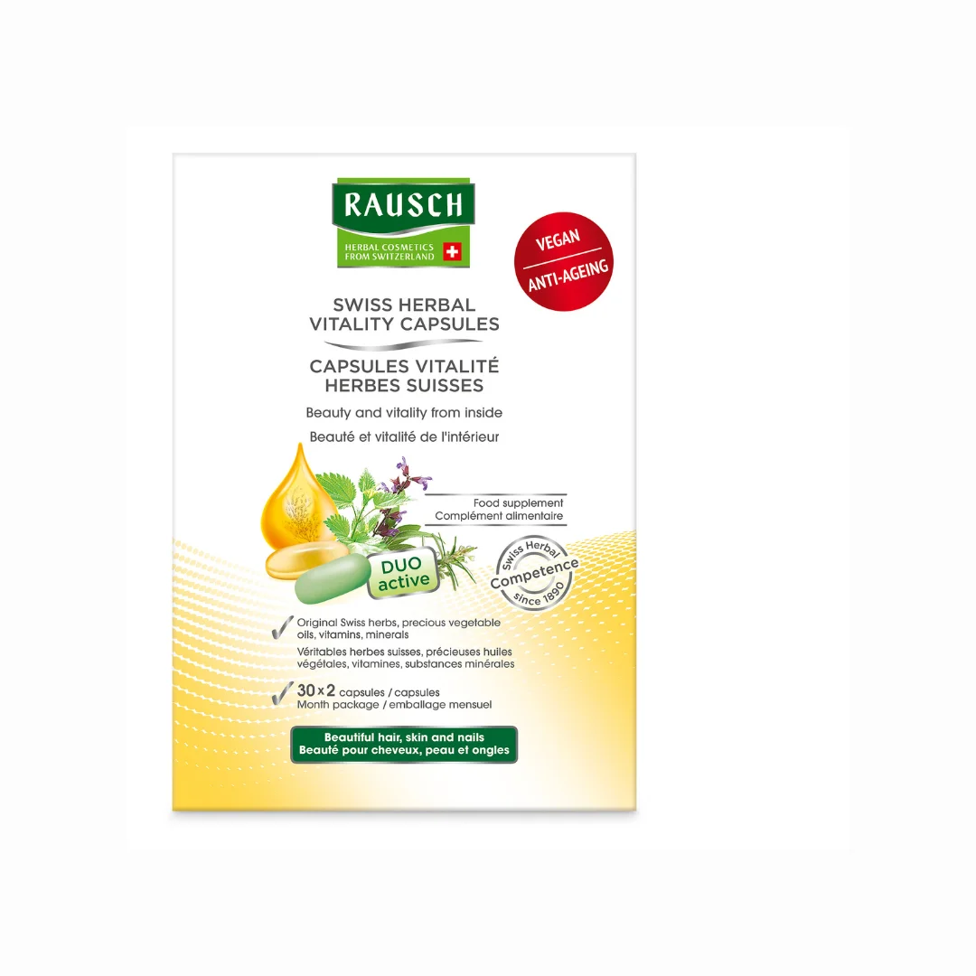 Rausch Swiss Herbal Vitality Capsules 30 x 2 Caps - Image 2