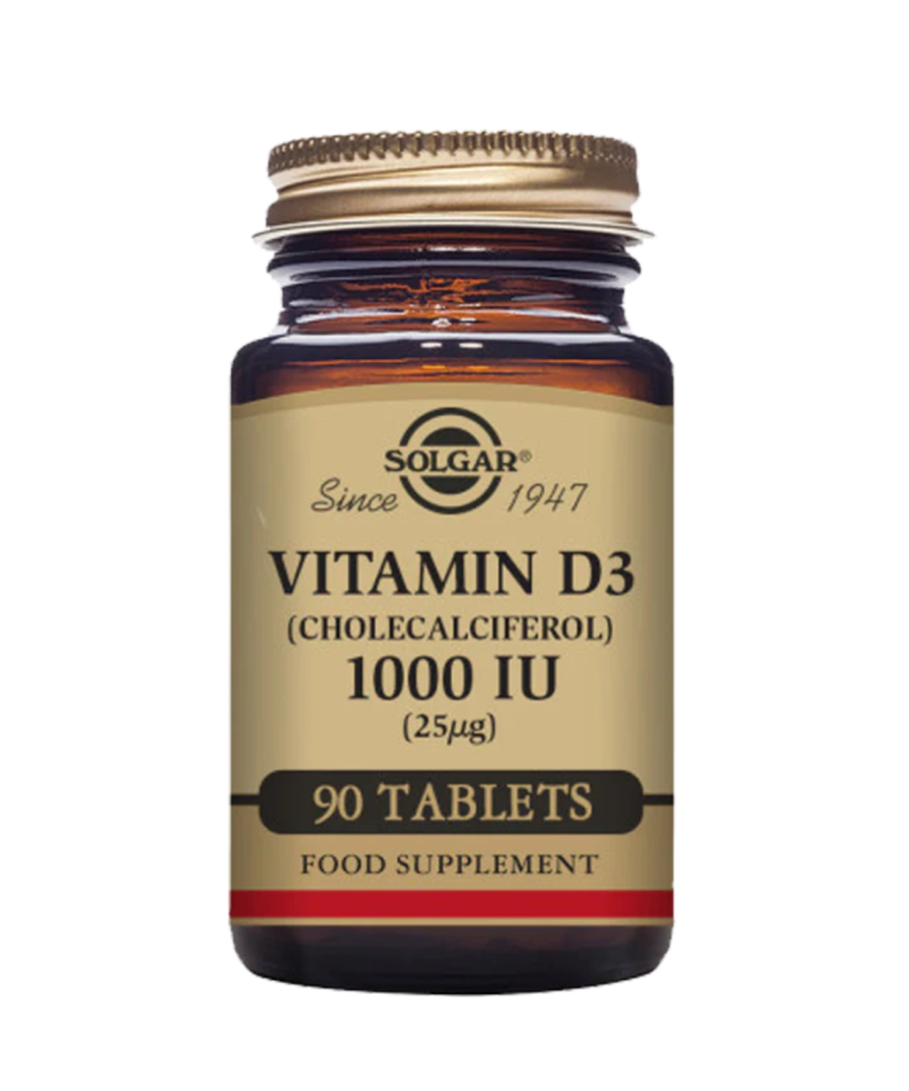 Solgar Vitamin D3 (Cholecalciferol) 1000 IU (25 µg)