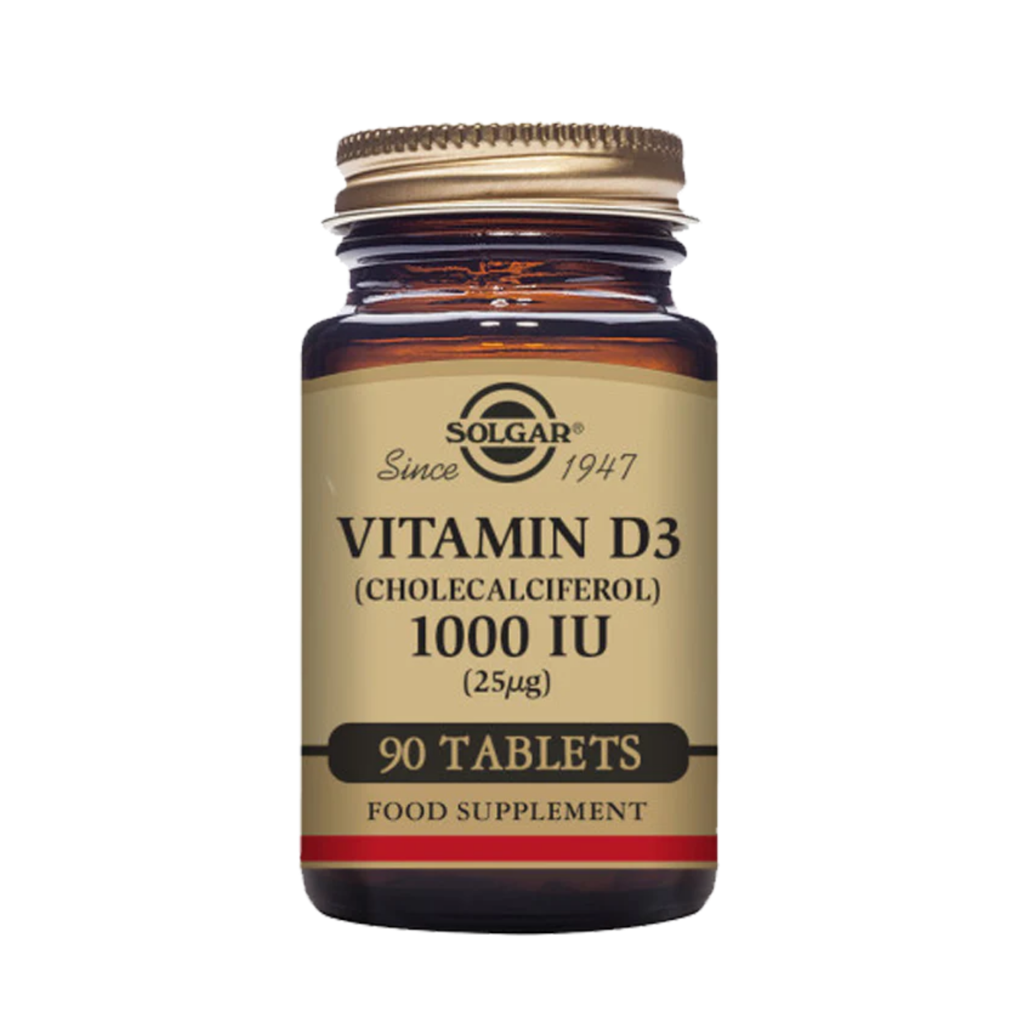 Solgar Vitamin D3 (Cholecalciferol) 1000 IU (25 µg)