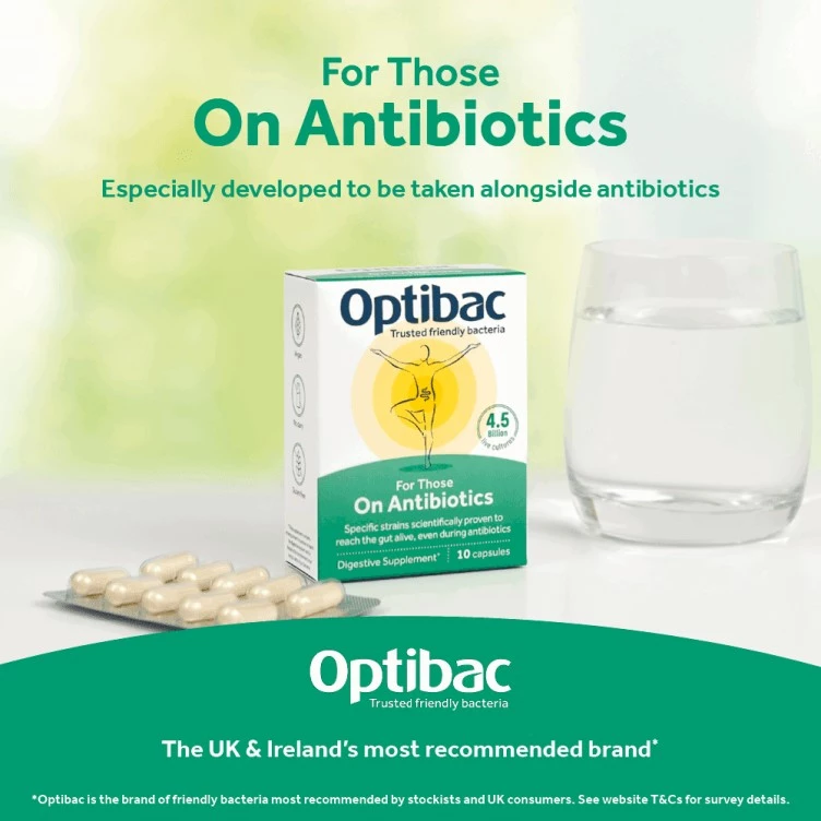 Optibac For Those On Antibiotics 10 capsules |10 days' supply - Image 3