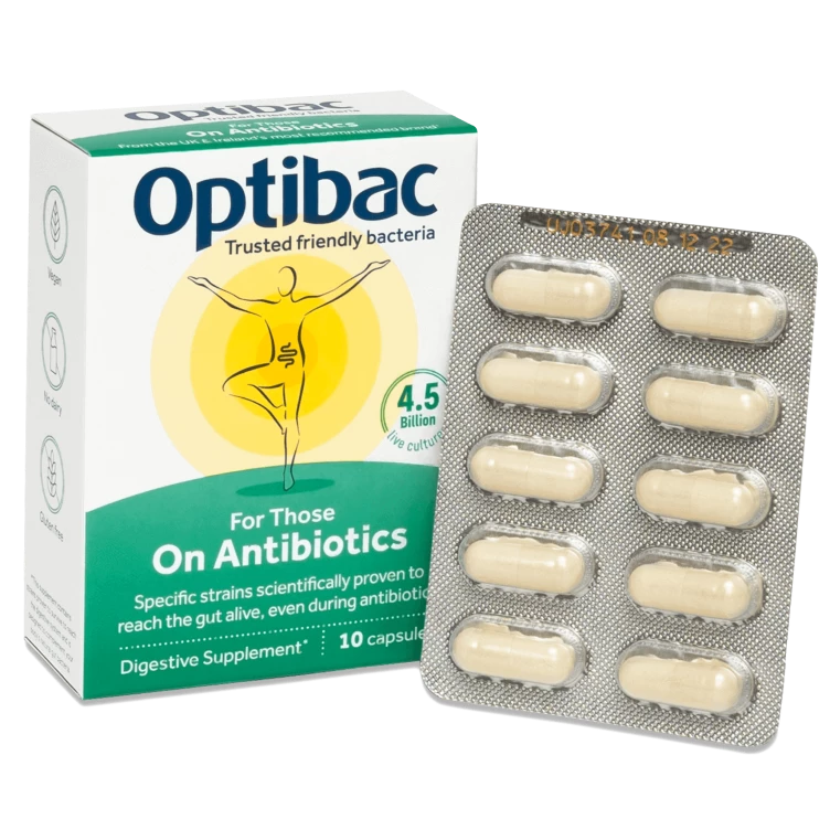 Optibac For Those On Antibiotics 10 capsules |10 days' supply