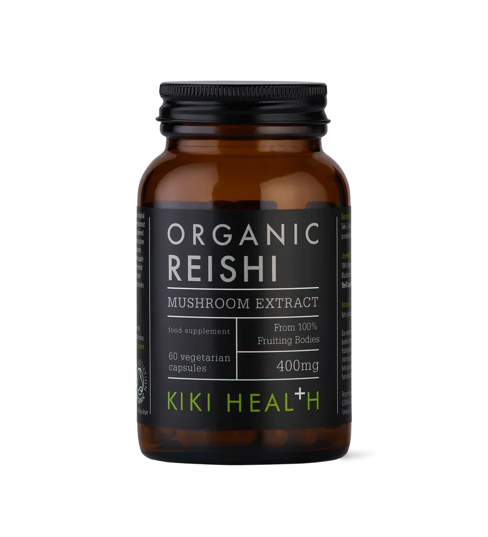 Kiki Health Organic Mushroom Extract Reishi Vegicaps-60 vegicaps
