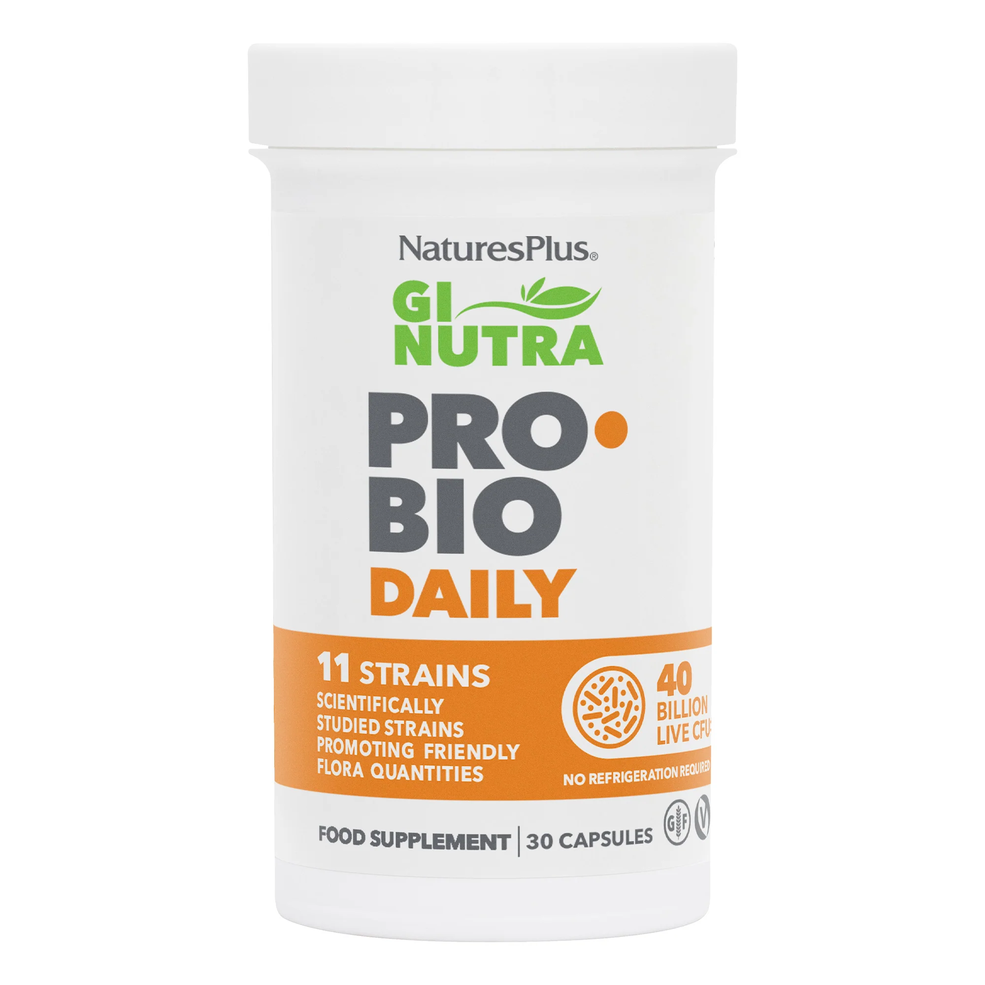 Natures Plus GI NUTRA Pro Bio Daily – 30 Capsules
