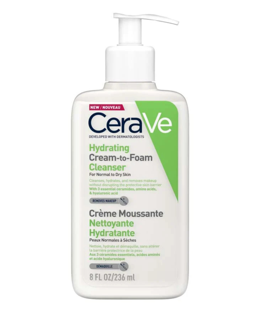 Cerave Hydrating Cream to Foam Cleanser 236ml