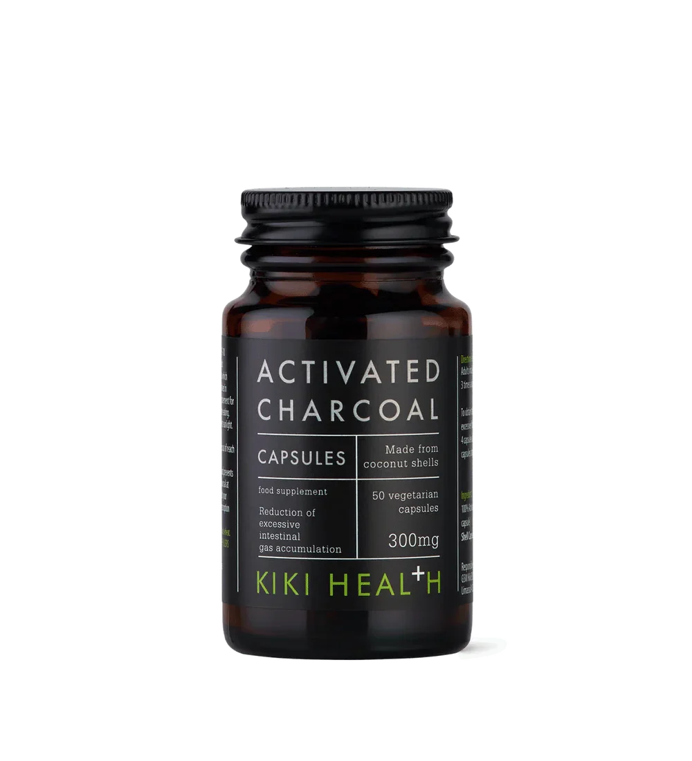 Kiki Health Activated Charcoal Vegicaps 50-Vegicaps