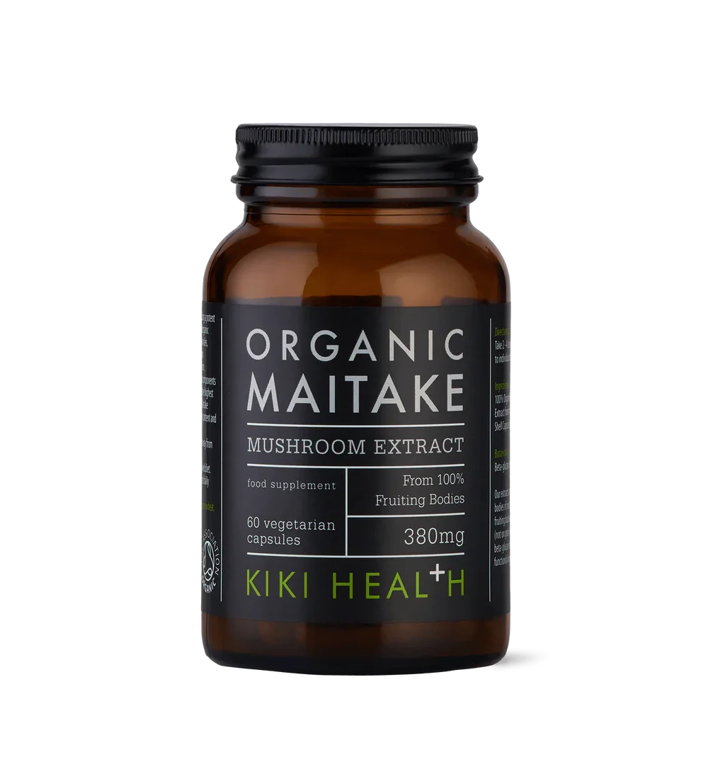 Kiki Health Organic Mushroom Extract Maitake Vegicaps-60 vegicaps