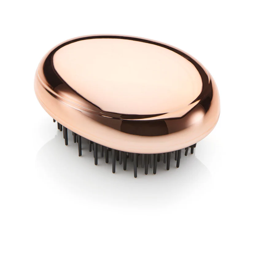 Pebble Detangling Brush in Rose Gold