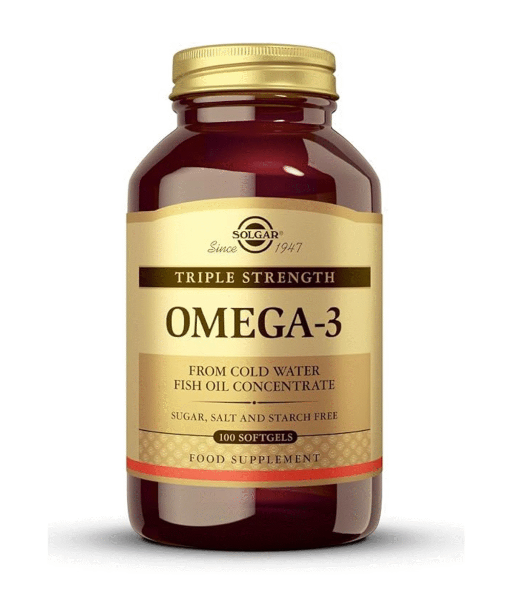 Solgar Omega‑3 Triple Strength 950 mg – 100 Softgels front image
