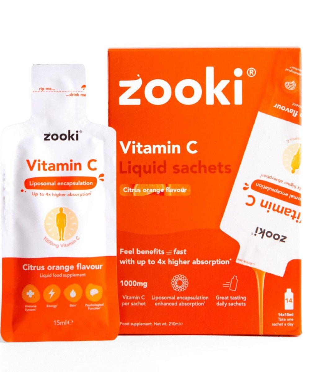 Zooki Vitamin C Liposomal Liquid Citrus Orange (30 Sachets)