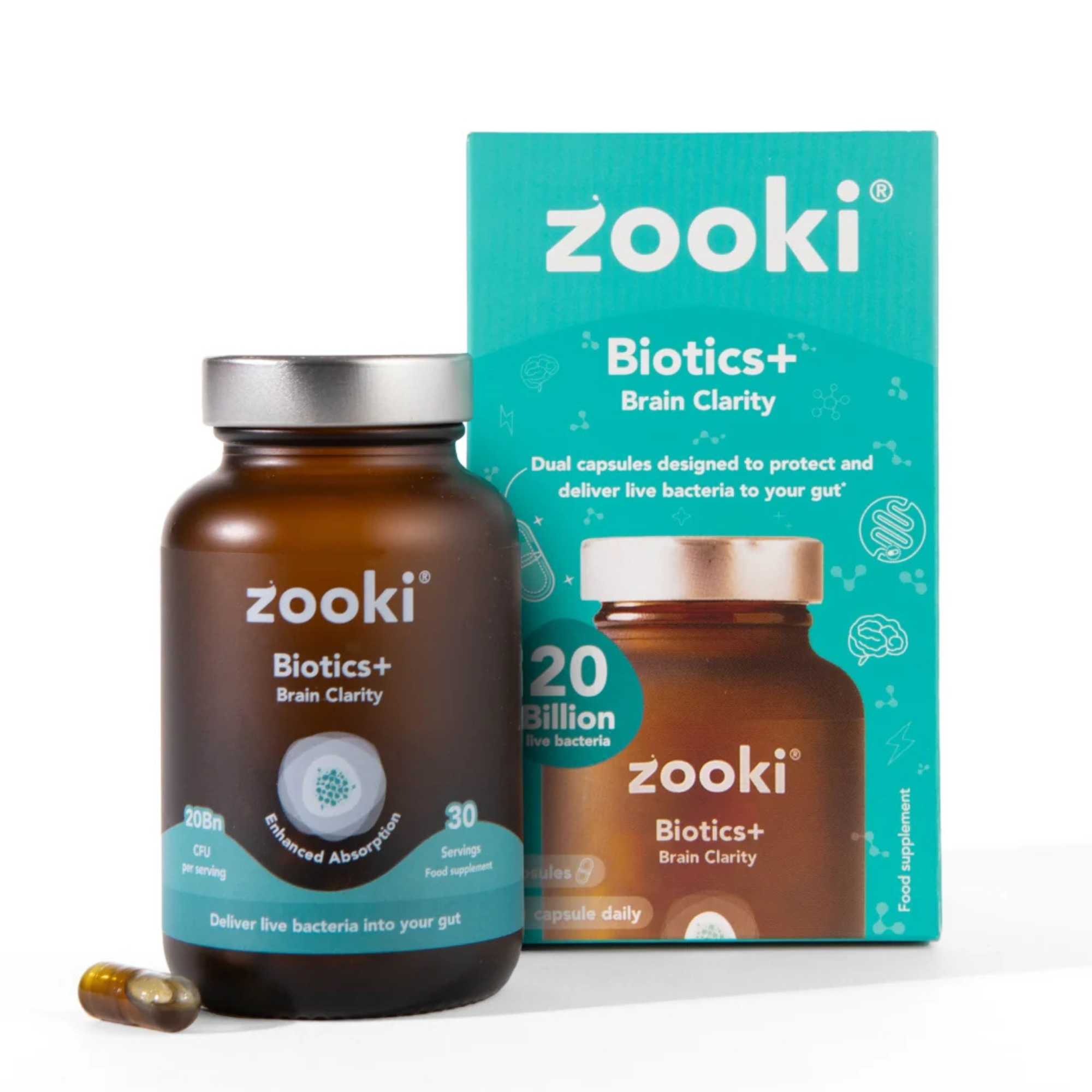 Zooki’s Biotics Brain clarity 30 Capsules