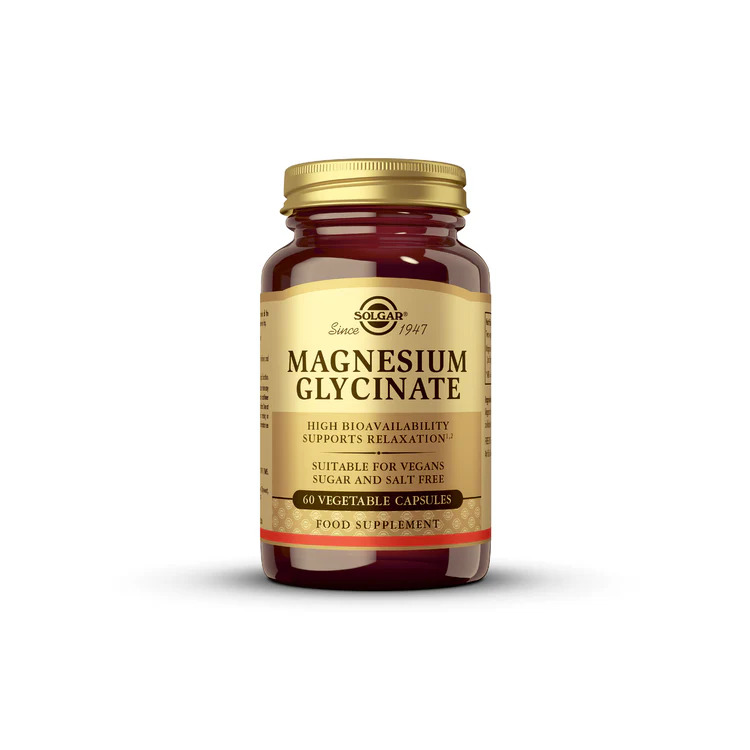Solgar Magnesium Glycinate Capsules (60 Capsules)