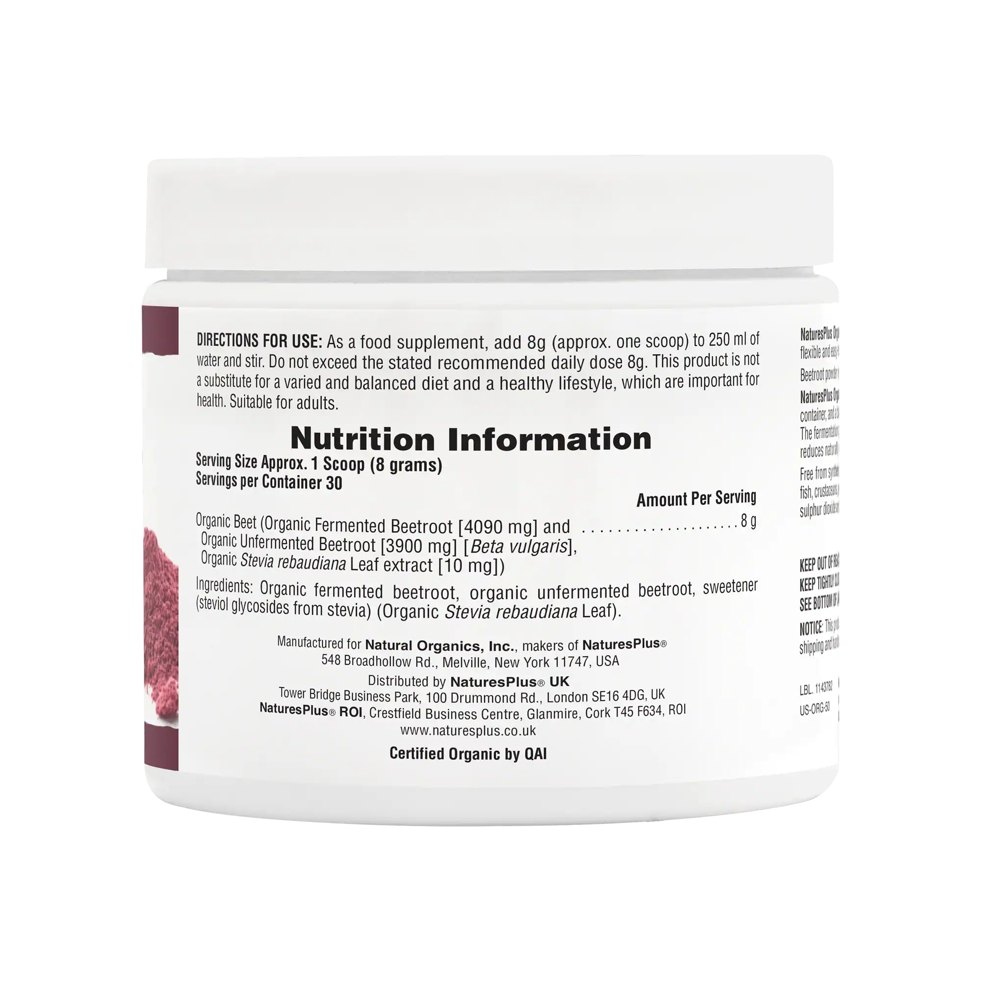Natural Plus Organic Beet Powder - Image 6