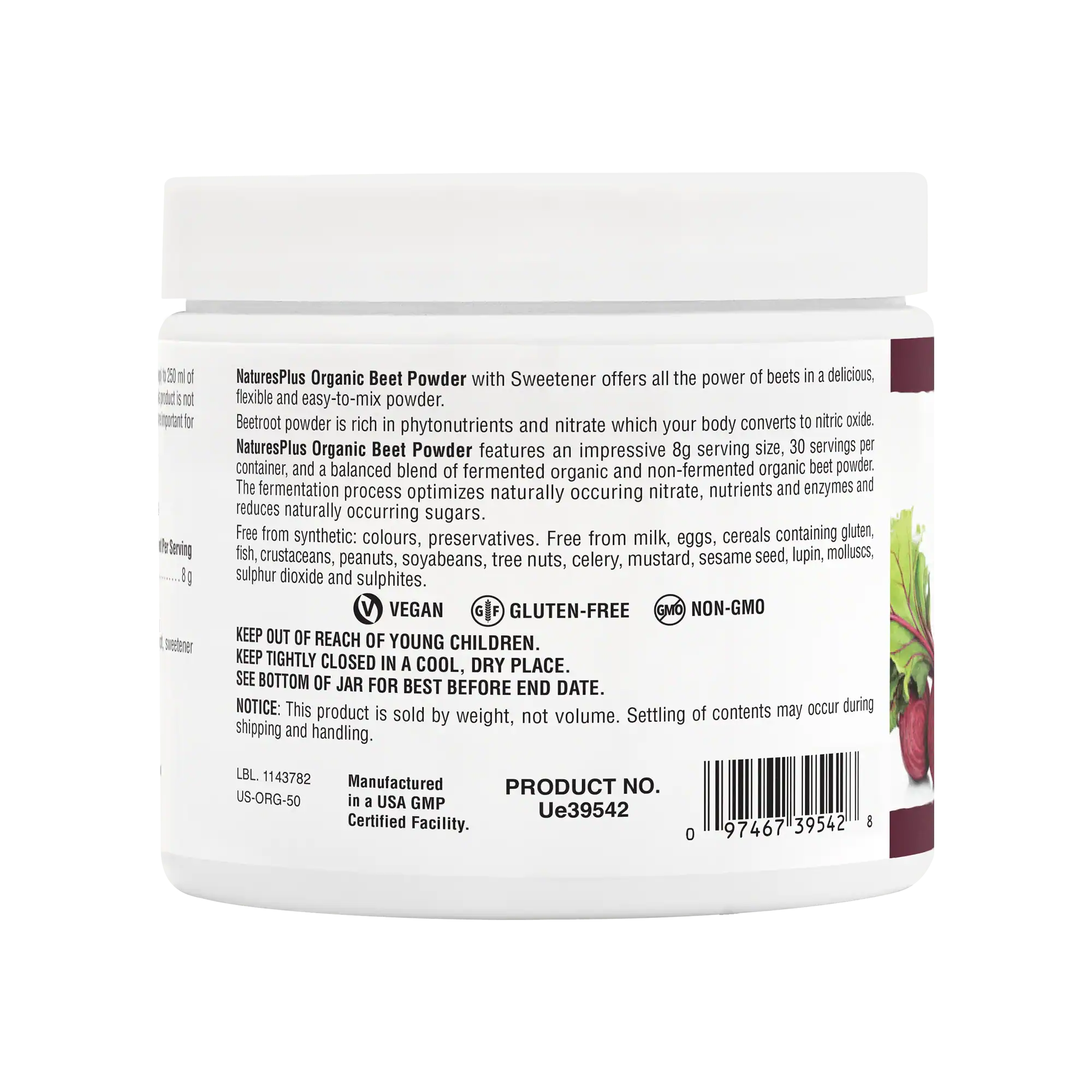 Natural Plus Organic Beet Powder - Image 5