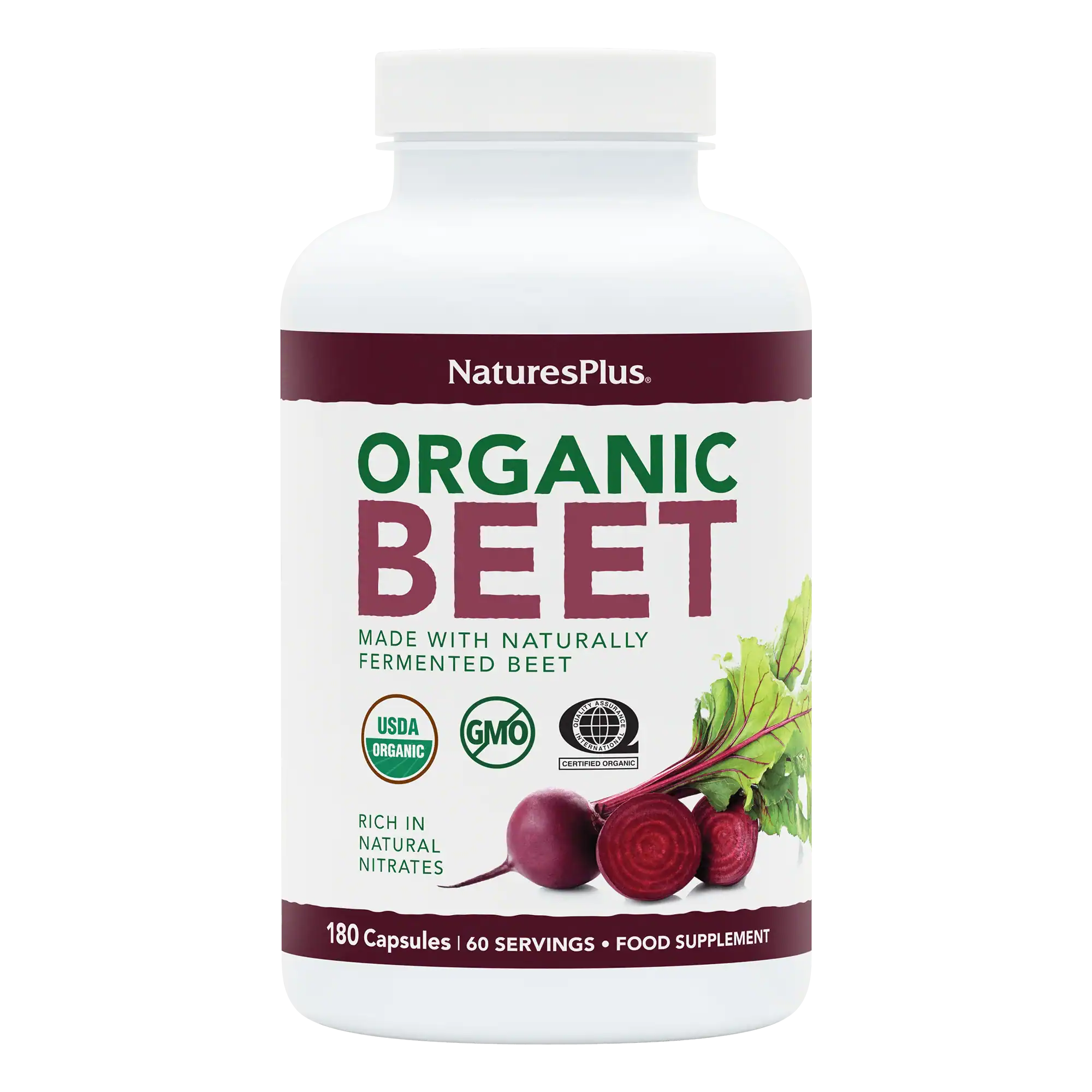 Natural Plus Organic Beet Capsules