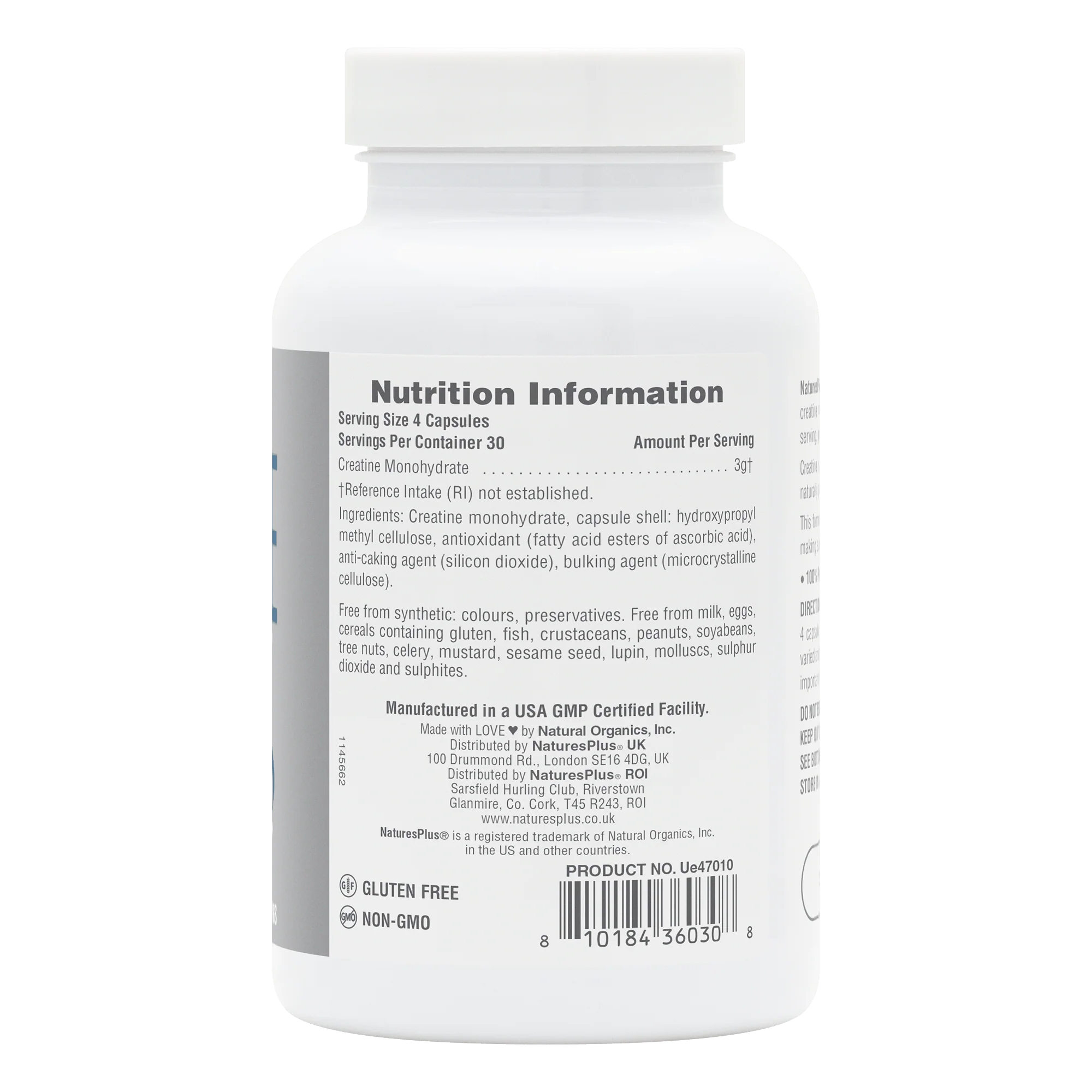 Natural Plus Creatine Micro-Optimised™ Capsules - Image 4