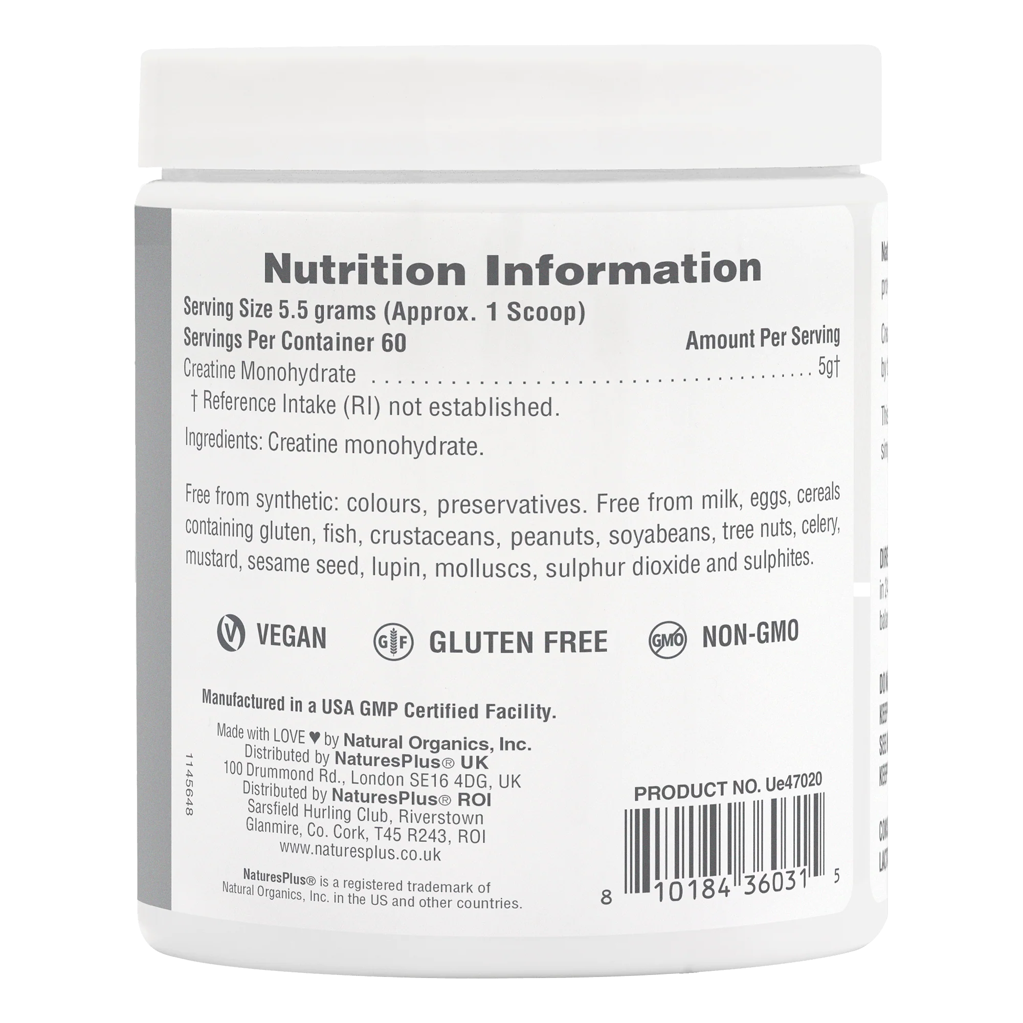 Natural Plus Creatine Micro-Optimised™ Powder - Image 3
