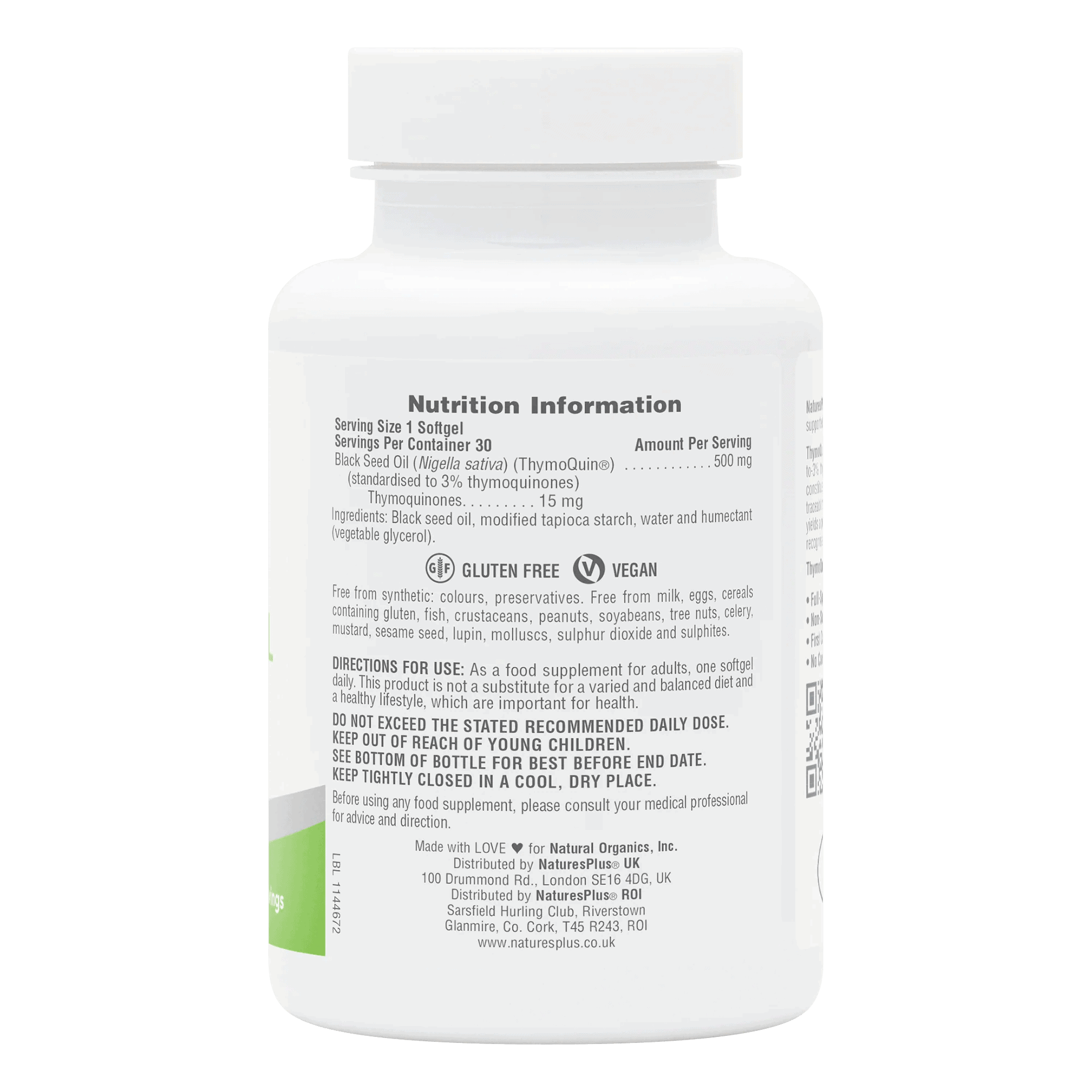 NaturesPlus PRO ThymoQuin Black Seed Oil - Image 3